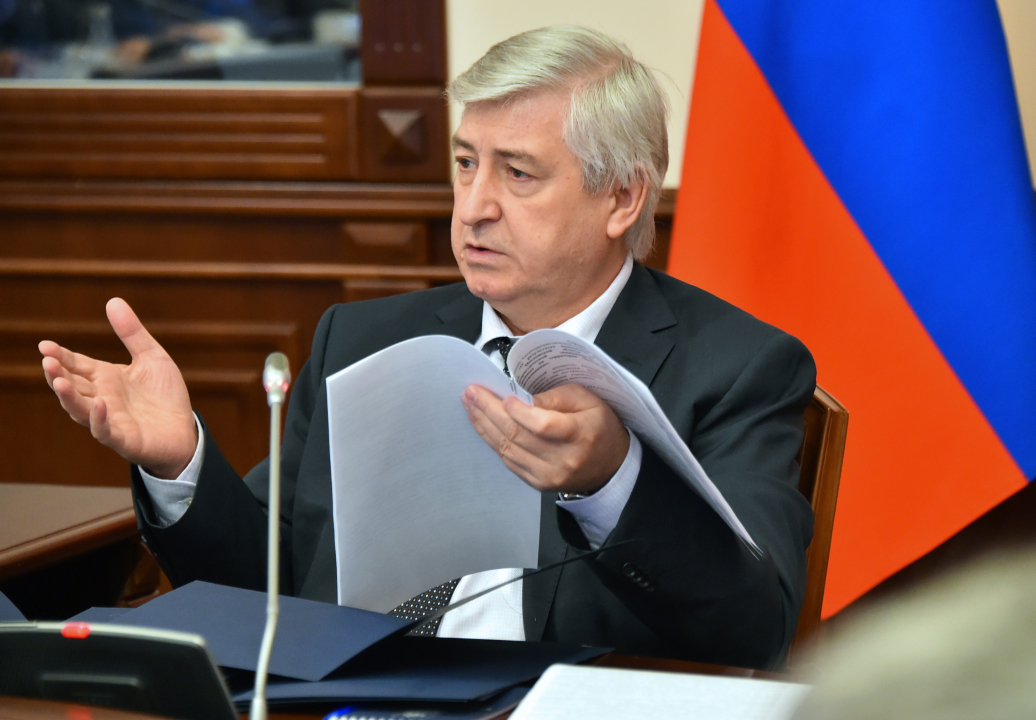 Заместитель  Председателя АТК Московской области Юрий Олейников открывает заседание комиссии