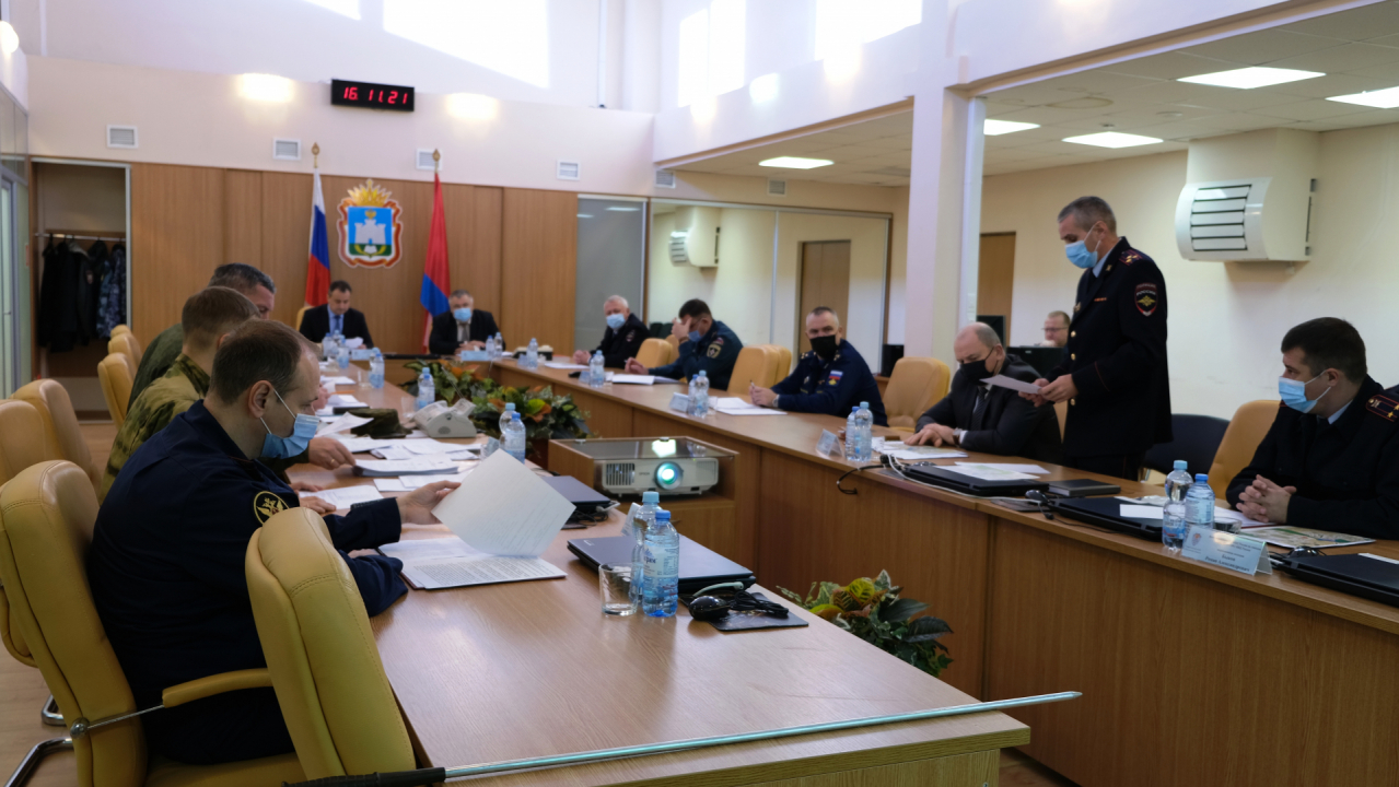 Оперативным штабом в Орловской области проведено командно-штабное антитеррористическое учение «Метель - стадион - захват»