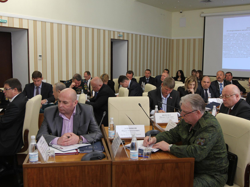 Проведено совместное заседание АТК и ОШ в Республике Крым и в городе Севастополе