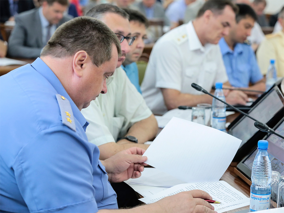 Вопросы обеспечения безопасности в период подготовки и проведения выборов обсудили на заседании в правительстве Ростовской области