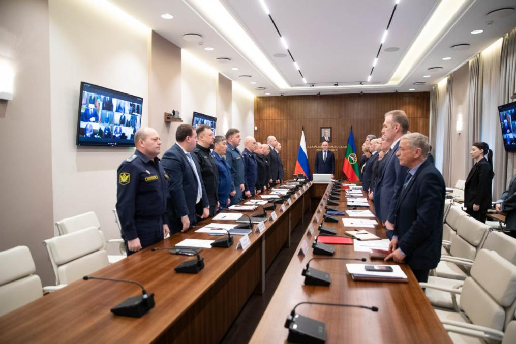 Заседание Антитеррористической комиссии в Карачаево-Черкесской Республике