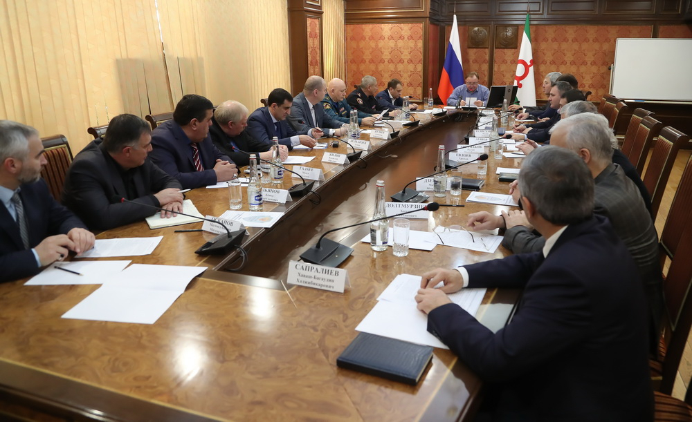 В Республике Ингушетия провели внеплановое заседание Антитеррористической комиссии