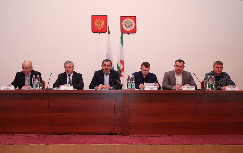 Прошло внеплановое заседание Антитеррористической комиссии в Республике Ингушетия