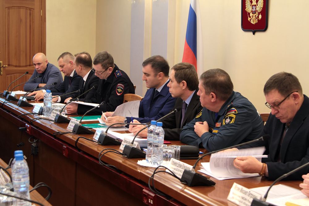 Состоялось совместное заседание антитеррористической комиссии и  Оперативного штаба в Липецкой области
