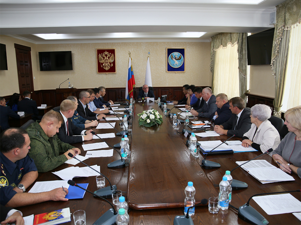 Заседание Антитеррористической комиссии под председательством Главы Республики Алтай