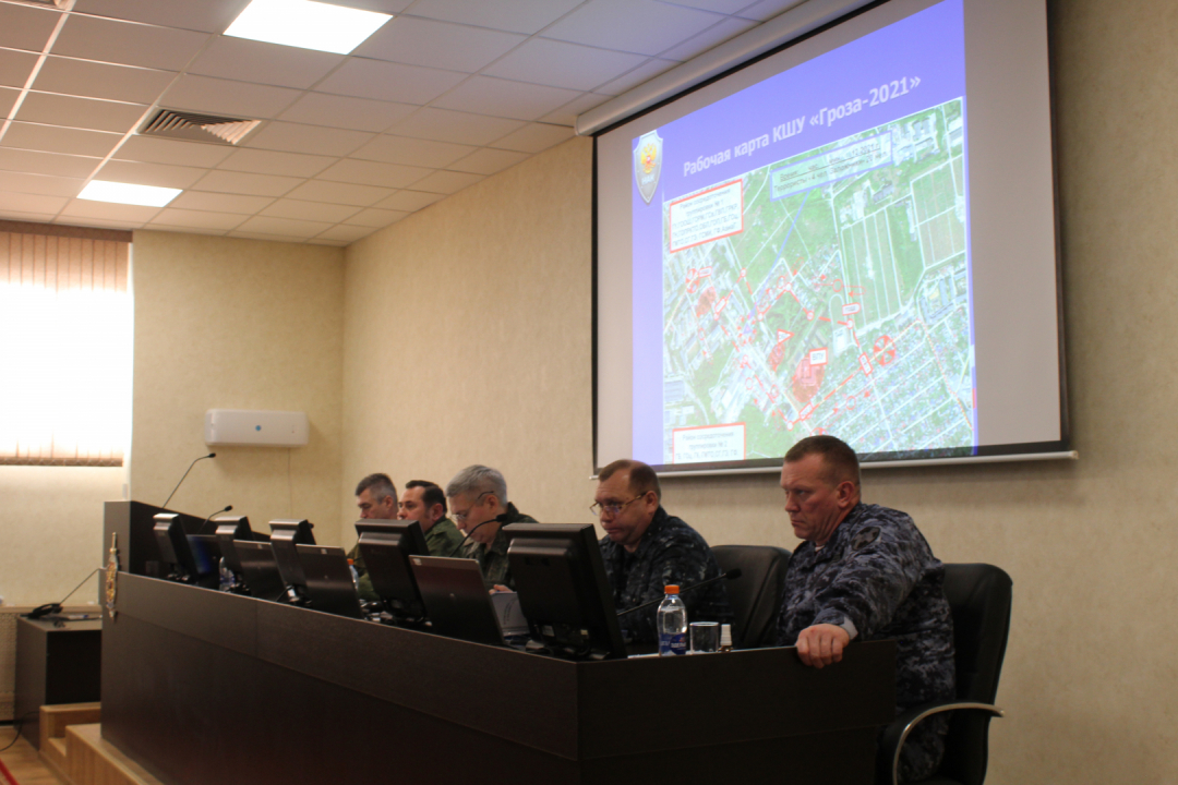 Оперативным штабом в Липецкой области проведено плановое командно-штабное учение «Гроза-2021»
