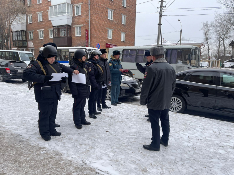 Оперативным штабом в Иркутской области проведено плановое учение силовых и специальных служб