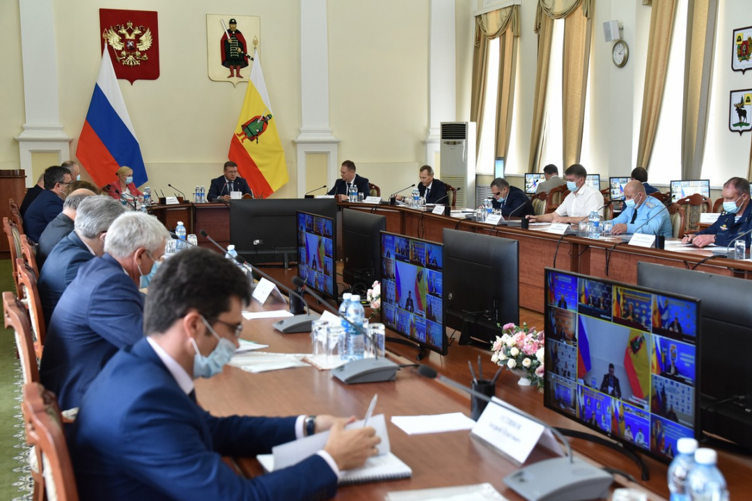 Прошло совместное заседание антитеррористической комиссии и оперативного штаба в Рязанской области