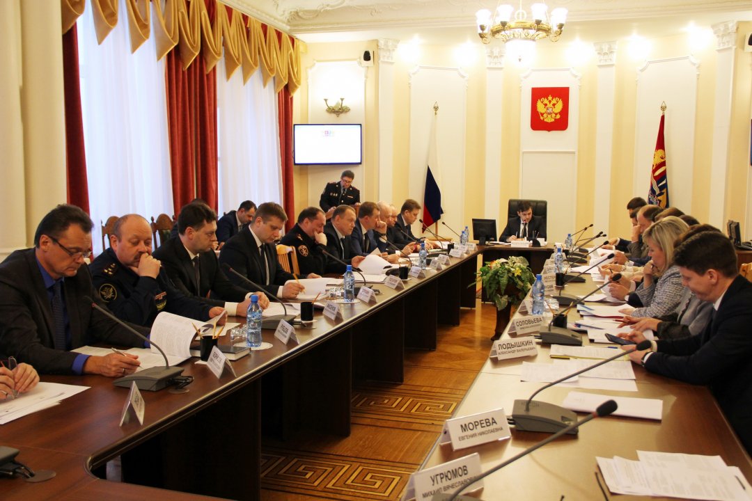 Прошло совместное заседание антитеррористической комиссии Ивановской области и оперативного штаба в Ивановской области