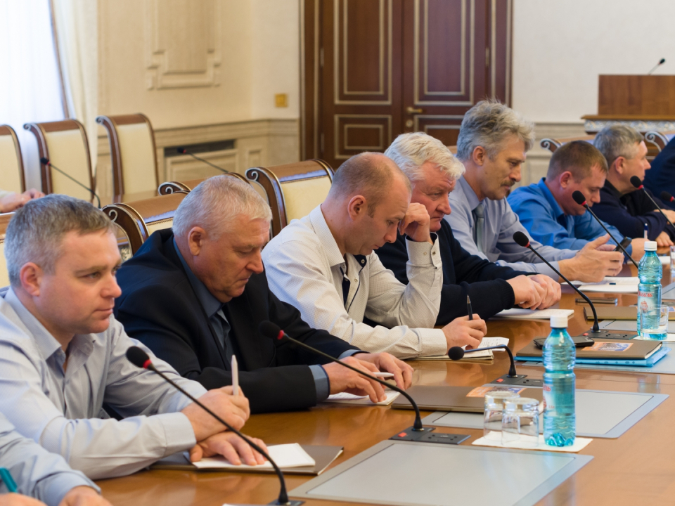 Участники учебно-методического сбора с руководителями и секретарями антитеррористических комиссий муниципальных образований Новосибирской области