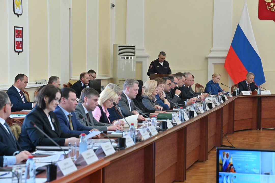 Совместное заседание антитеррористической комиссии и оперативного штаба в Рязанской области