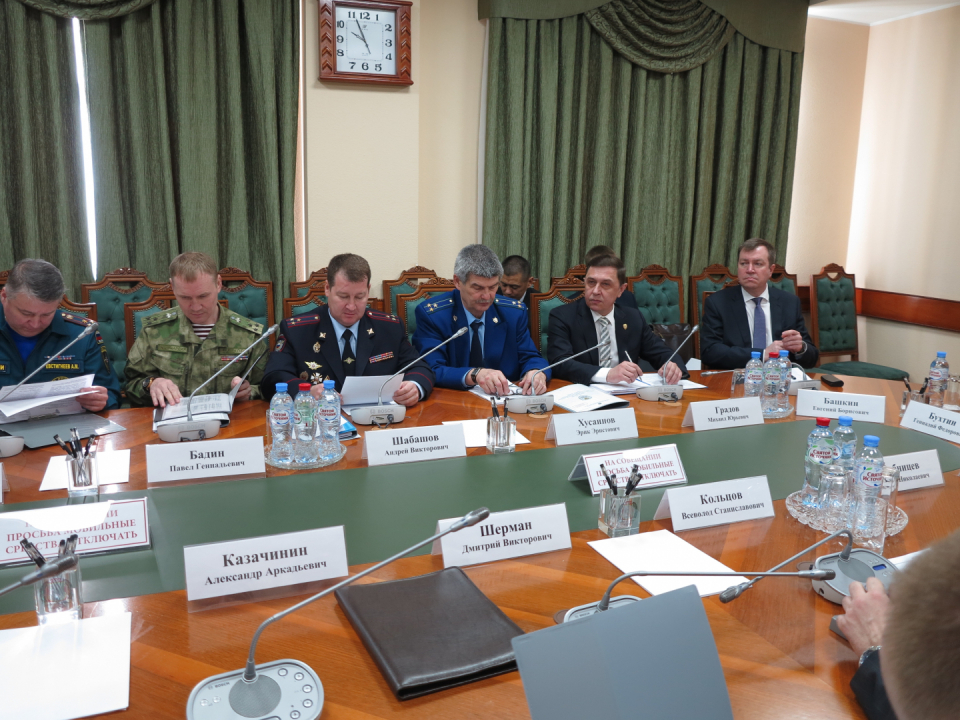 В Ханты-Мансийске проведено совместное заседание Антитеррористической комиссии и Оперативного штаба в ХМАО – Югре