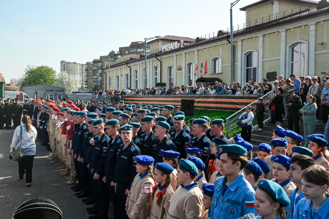 Агитационно-пропагандистский поезд «Единство в памяти. Сила в подвиге!» прибыл Рязань