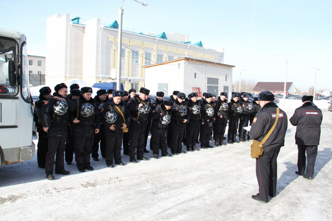 Постановка задач группе оцепления