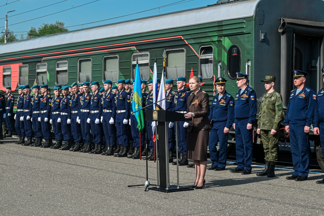Агитационно-пропагандистский поезд «Единство в памяти. Сила в подвиге!» прибыл Рязань