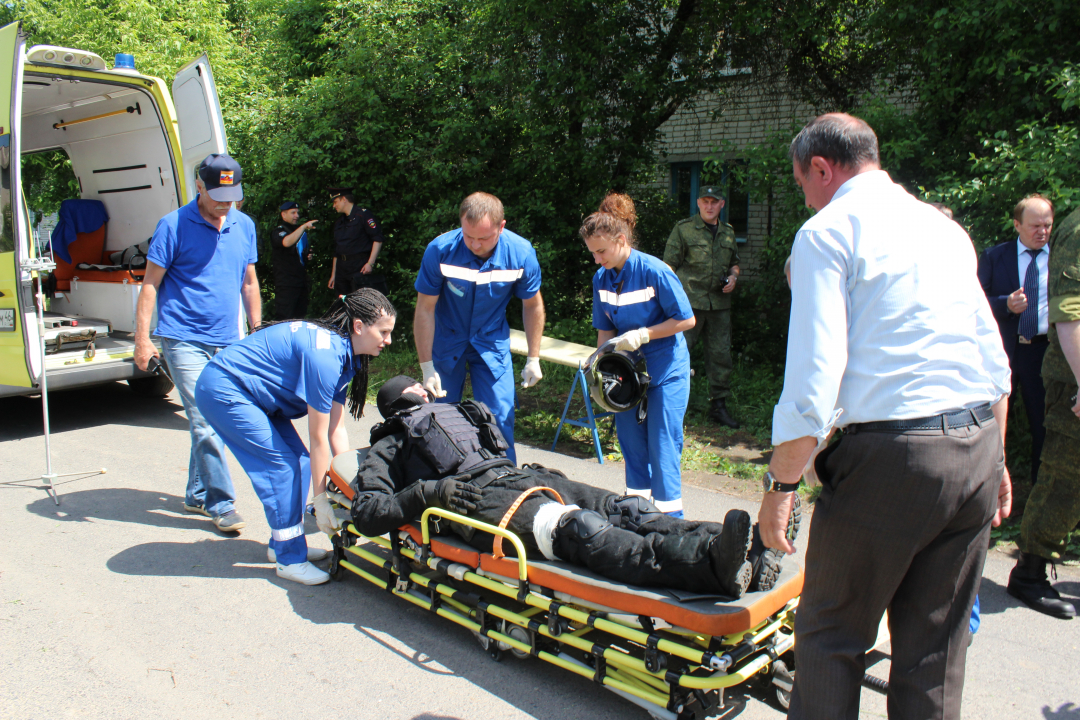 Под руководством оперативного штаба в Курской области проведено плановое тактико-специальное учение «Метель –Коренная Пустынь - 2018» 