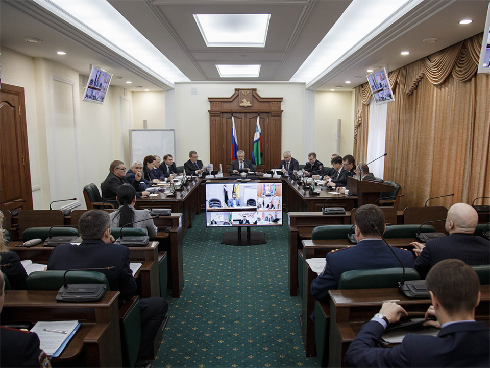 Открытие заседания антитеррористической комиссии и Оперативного штаба в Белгородской области 