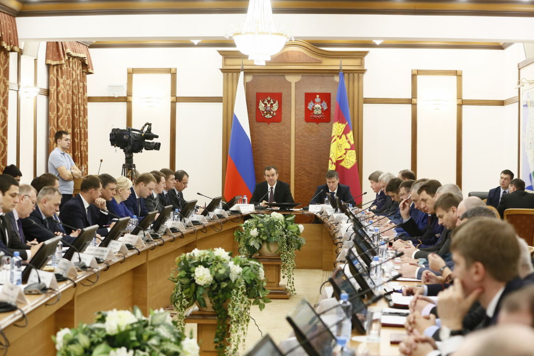 Открытие совместного заседания Антитеррористической комиссии и Оперативного штаба в Краснодарском крае                    