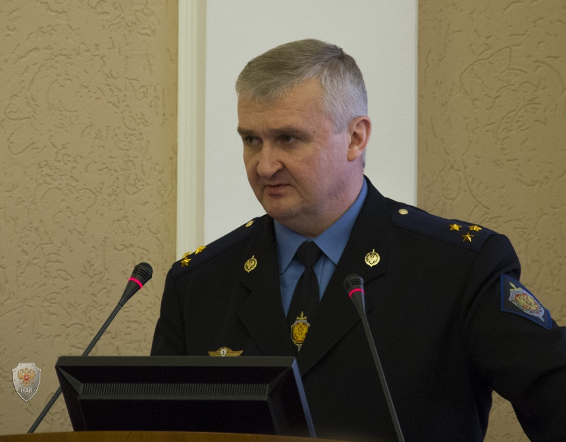 Выступает руководитель аппарата оперативного штаба в Омской области Точилин Сергей Иванович