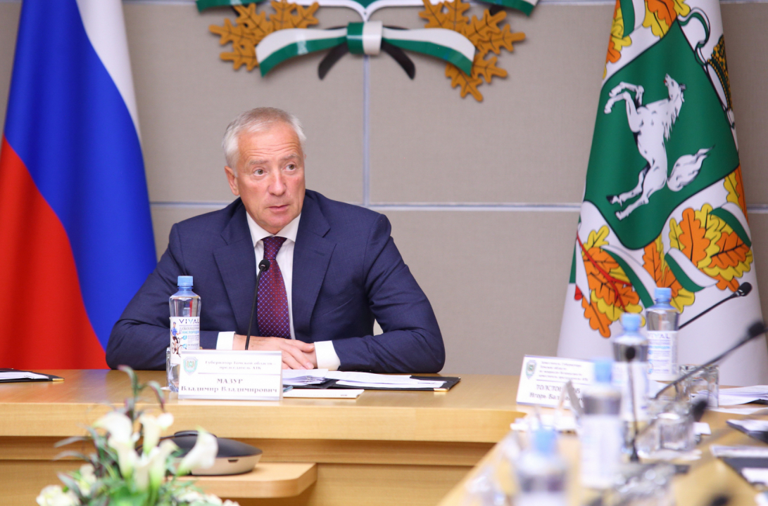Губернатор Томской области Владимир Мазур провел совместное заседание антитеррористической комиссии и оперативного штаба