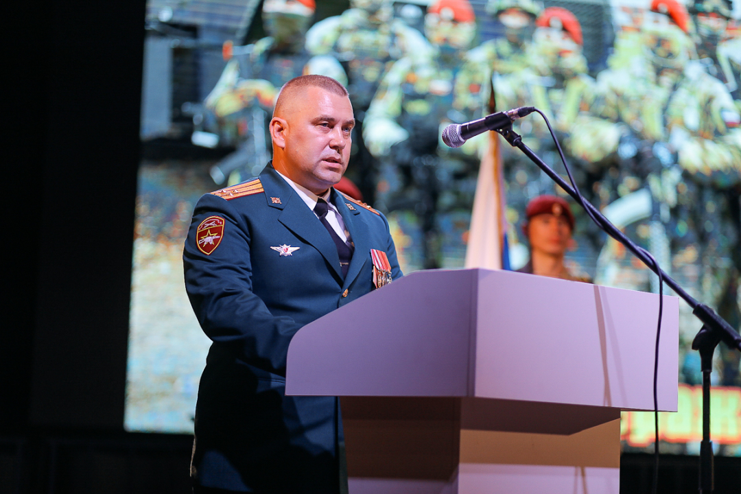 Командир отряда специального назначения «Ратник» Северо-Западного округа Росгвардии полковник Александр Парунов