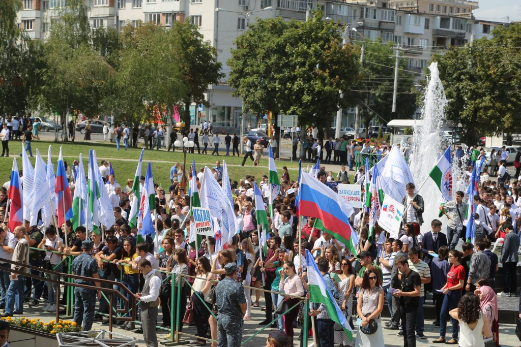 В столице республики прошел митинг, посвященный  Дню солидарности в борьбе с терроризмом