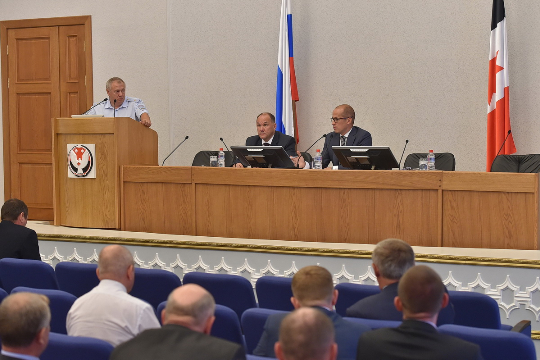 Состоялось совместное заседание Антитеррористической комиссии и Оперативного штаба в Удмуртской Республике.