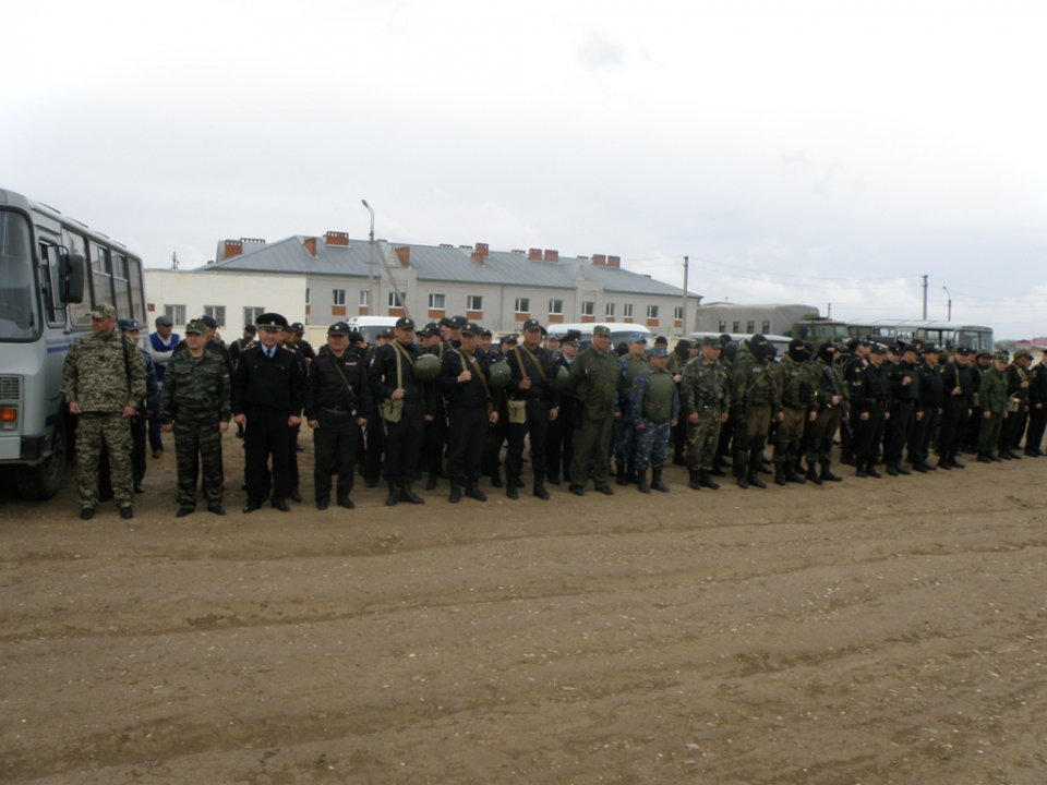 Оперативным штабом в Республике Калмыкии проведено тактико-специальное учение