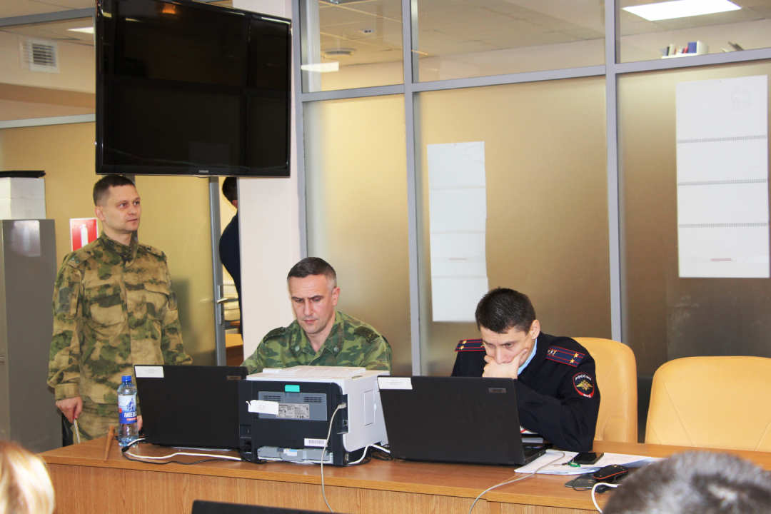 Командно-штабное учение оперативного штаба в Орловской области