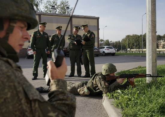В Военной академии связи проведена комплексная тренировка противодействия терроризму