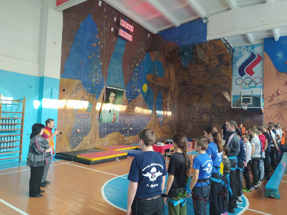 Урок мужества проведен в ходе спортивных соревнований в орловской гимназии