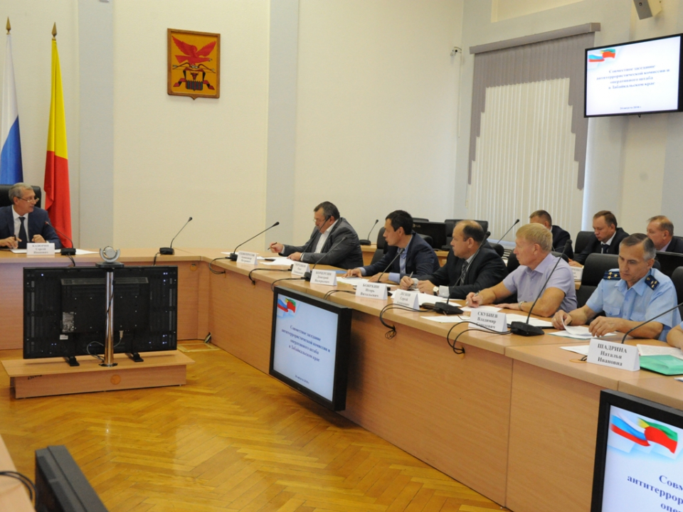 Обсуждение участниками заседания вопросов антитеррористической и противодиверсионной защищенности объектов