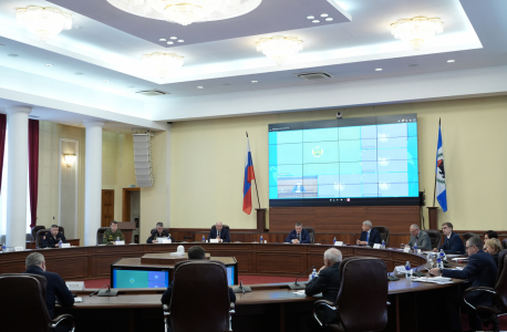 Совместное заседании антитеррористической комиссии и оперативного штаба в Иркутской области