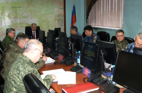 Под руководством оперативного штаба в Республике Тыва проведено антитеррористическое командно-штабное учение 