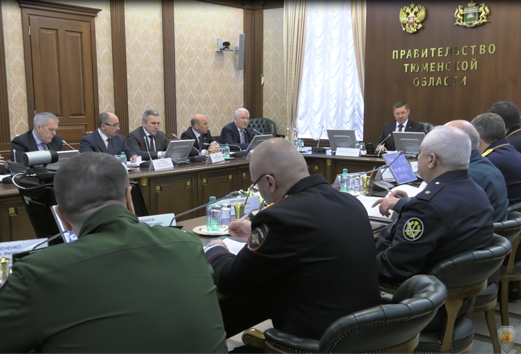 Совместное заседание антитеррористической комиссии в Тюменской области и оперативного штаба в Тюменской области