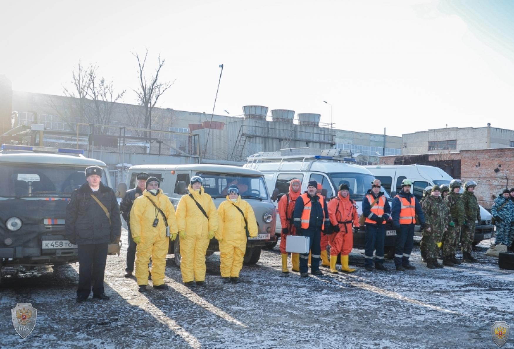 Под руководством Оперативного штаба в Пензенской области прошли  антитеррористические учения