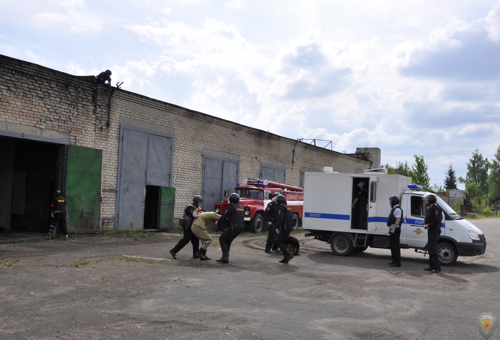 В Псковской области проведено антитеррористическое учение под условным наименованием «Гроза-2018»