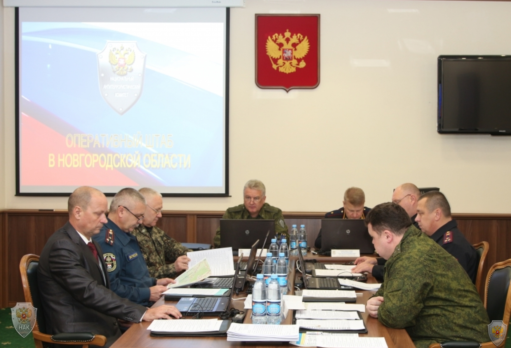 Оперативным штабом в Новгородской области проведено командно-штабное учение под условным наименованием «Рельеф-2017»