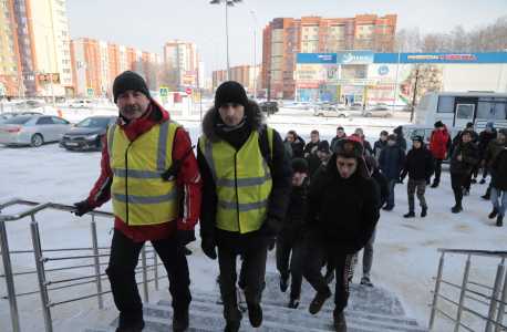 В городе Бердске Новосибирской области завершено учение «Метель»