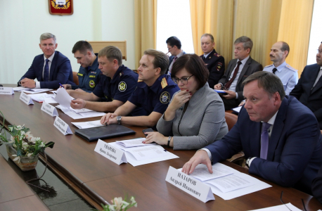 Cостоялось совместное заседание антитеррористической комиссии и Оперативного штаба в Курганской области