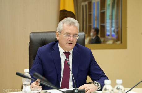 губернаторПензенской области Белозерцев И.А. открывает заседание АТК 