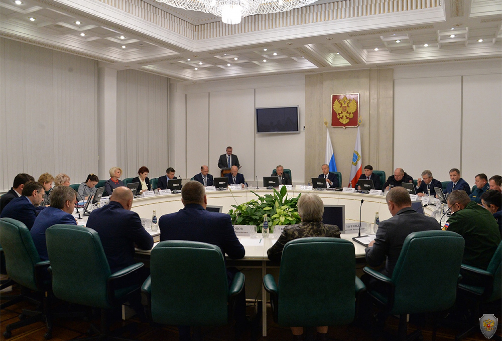 Совместное заседание антитеррористической комиссии и оперативного штаба в Саратовской области