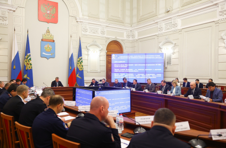 Совместное заседание антитеррористической комиссии и оперативного штаба в Астраханской области