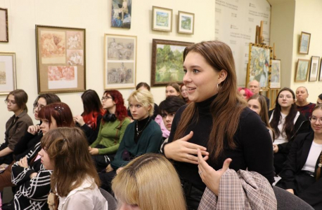 Встреча со студентами Саратовского художественного училища