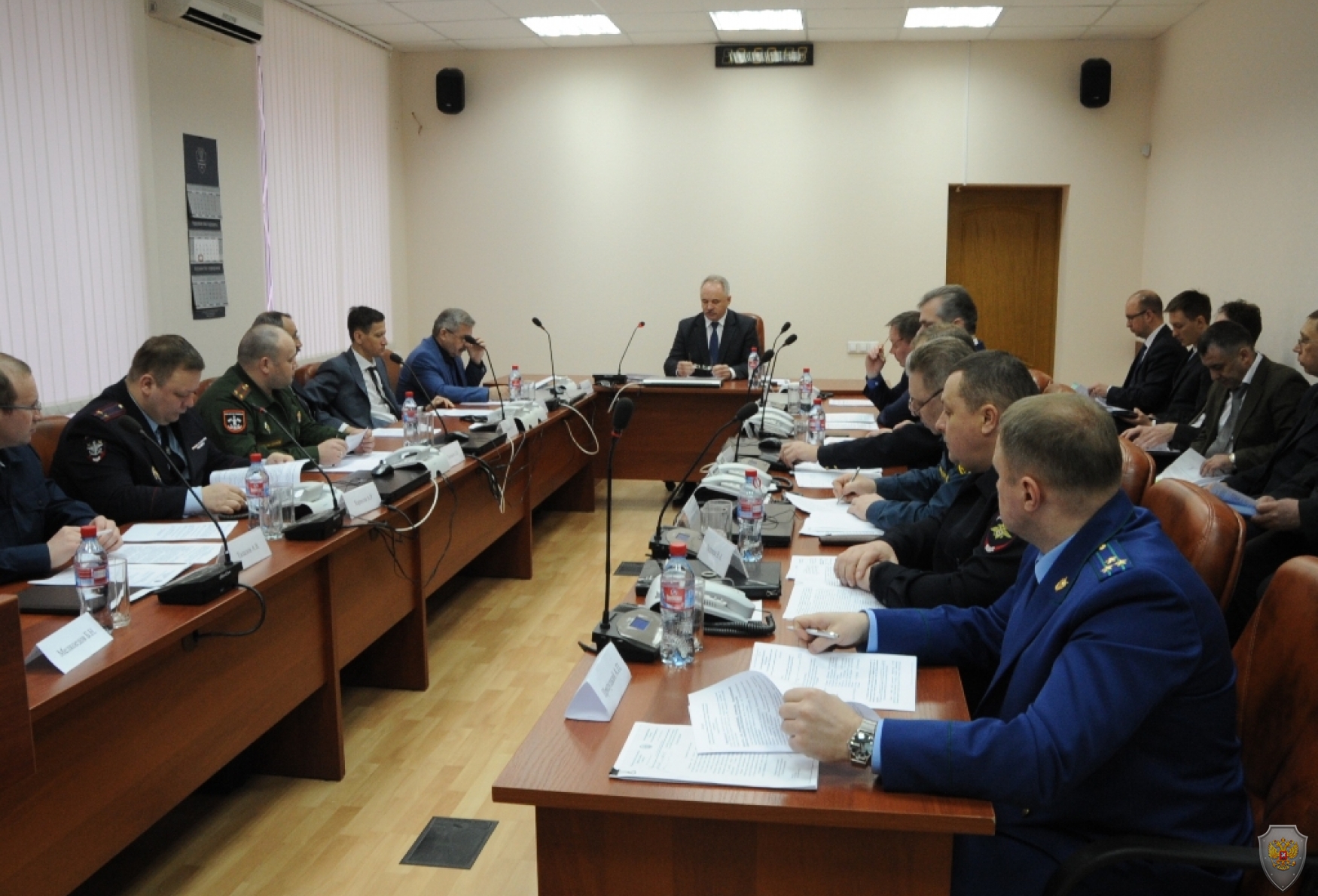 Открытие совместного заседания антитеррористической комиссии Республики Башкортостан и оперативного штаба в Республике Башкортостан