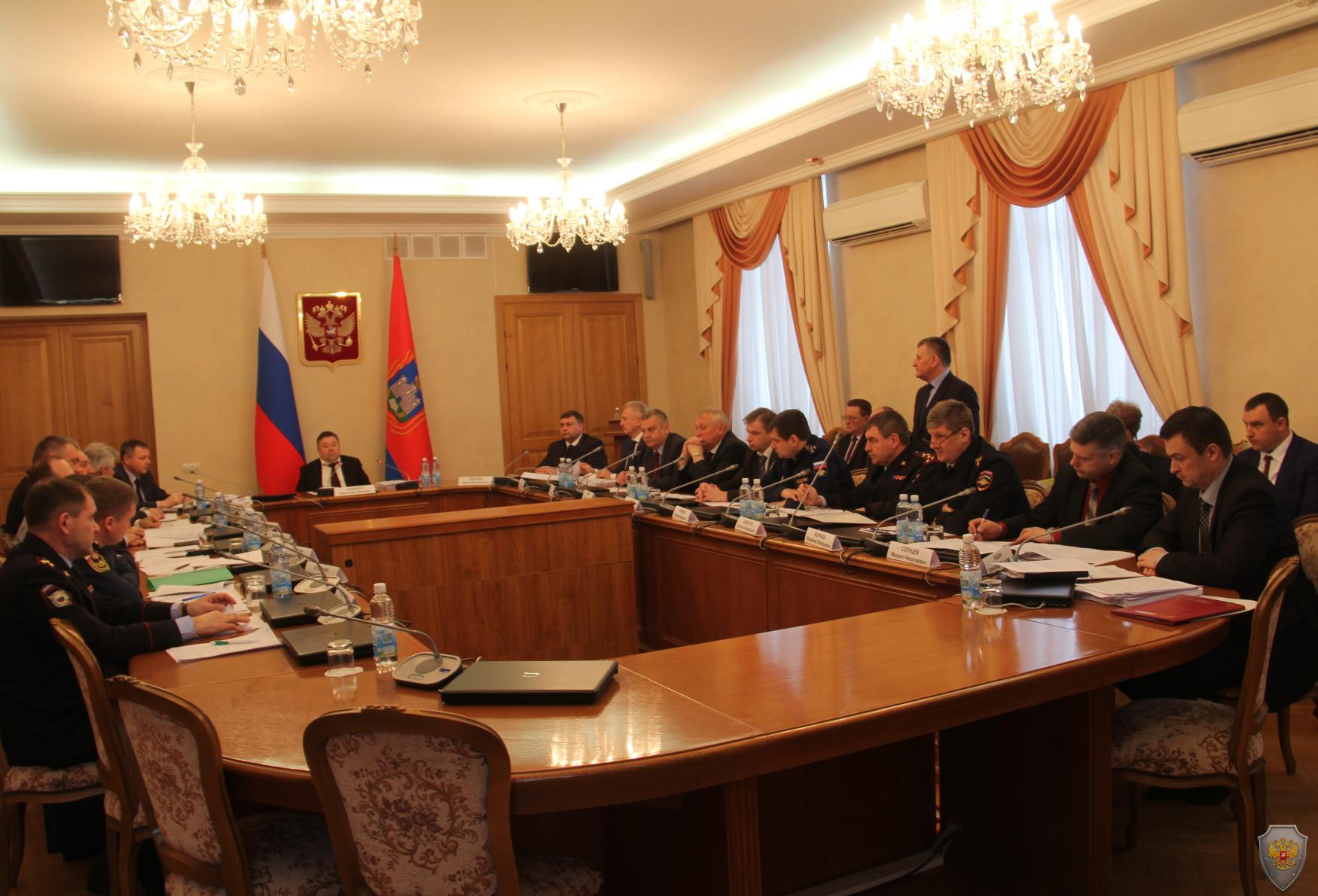 Совместное заседание АТК и ОШ в Орловской области 