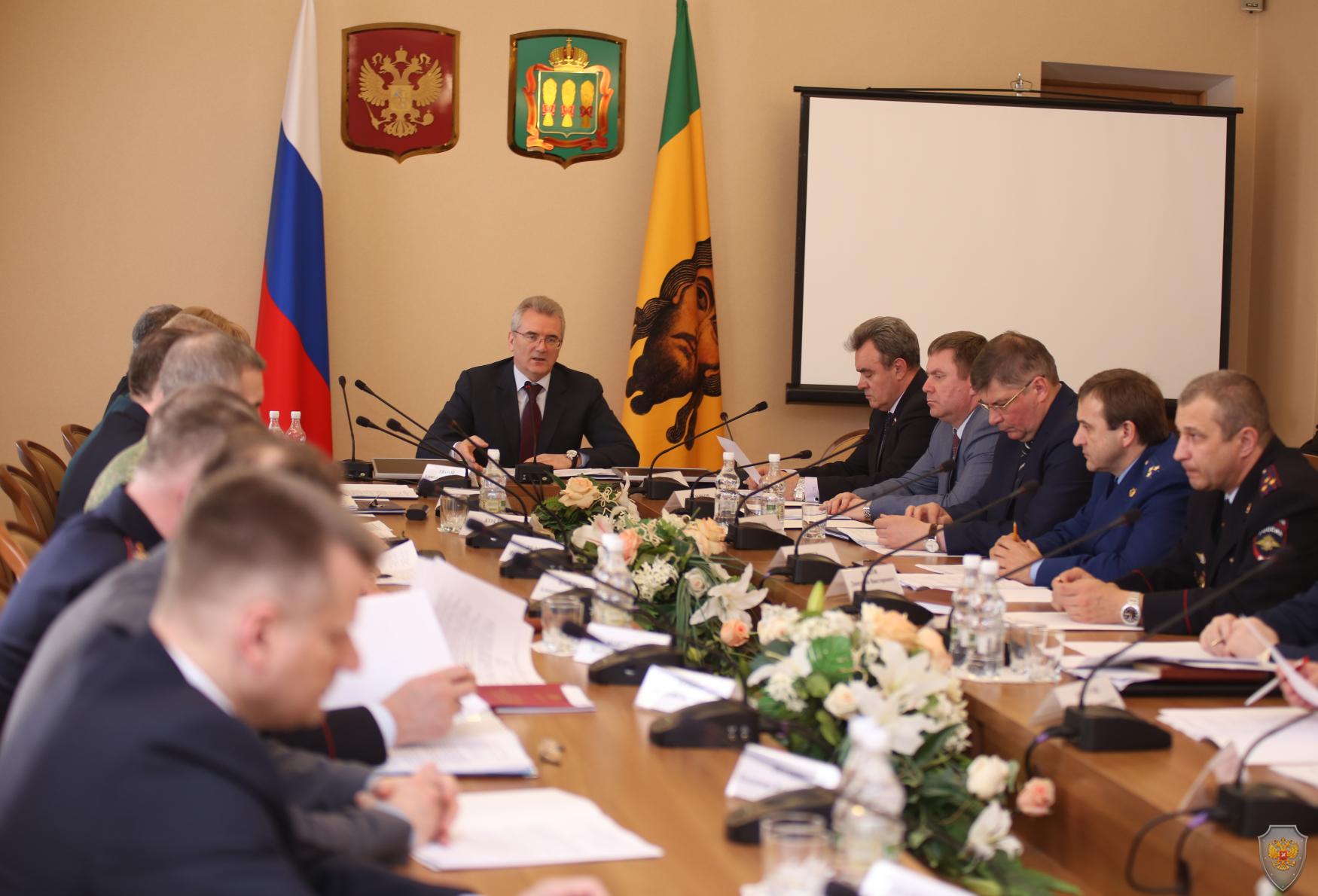 Совместное заседание областной антитеррористической комиссии и оперативного штаба в Пензенской области