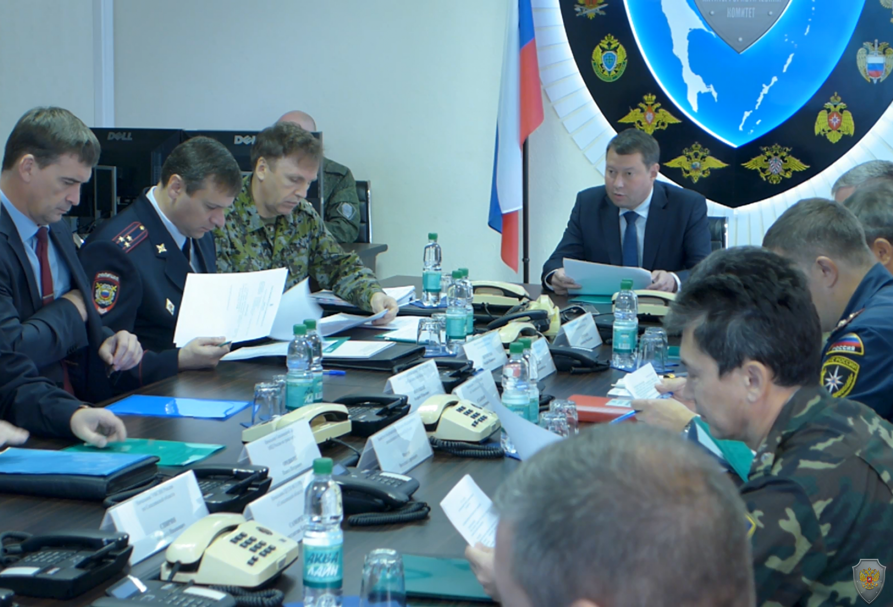 Заседание ОШ  ТСУ по пресечению теракта «Вихрь-МЭД»