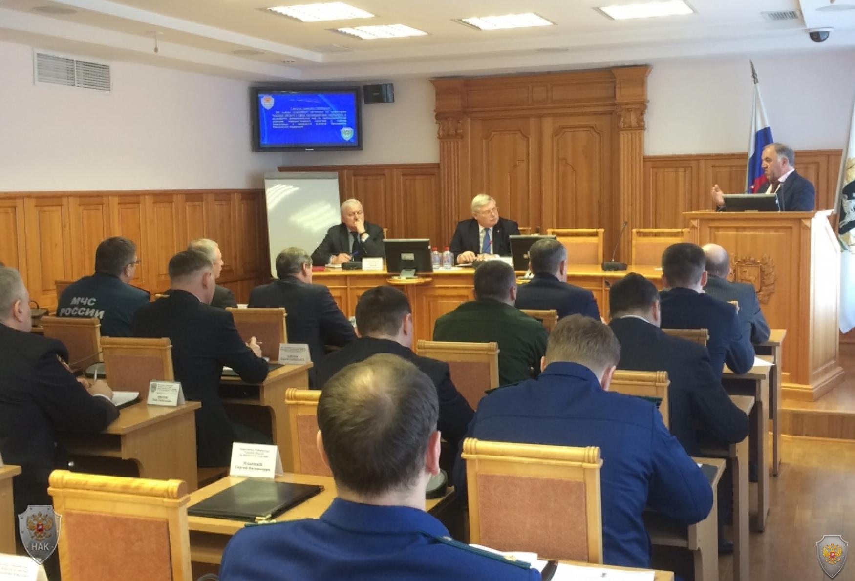 Заседание антитеррористической комиссии в Томской области    13 февраля 2018 года 