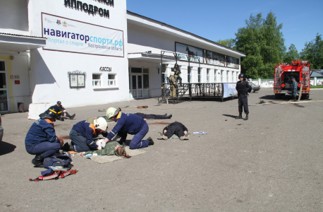 В Костроме проведено тактико-специальное учение